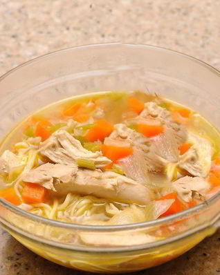 Суп куриный с лапшой Деревенский