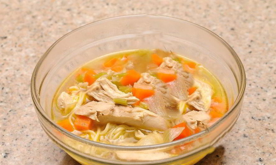 Рецепт супа куриного с лапшой деревенский