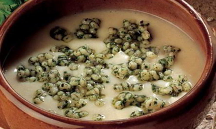 Рецепт фасолевого супа-пюре с перловкой