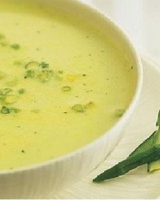 Французский суп-пюре из спаржи по-аржантейски