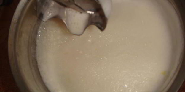 грибной суп-пюре капучино