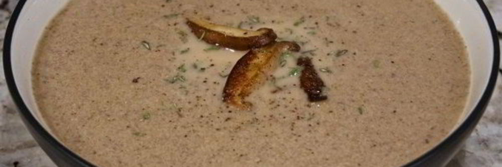 Грибной суп-пюре на сливках