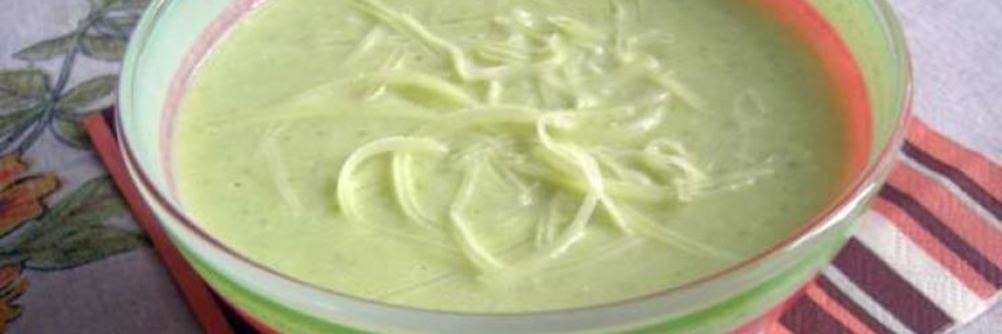 Кабачковый суп пюре