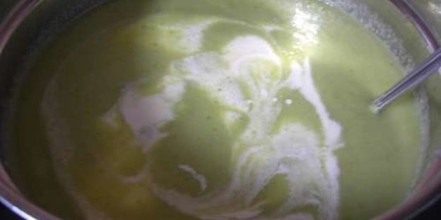 кабачковый суп пюре