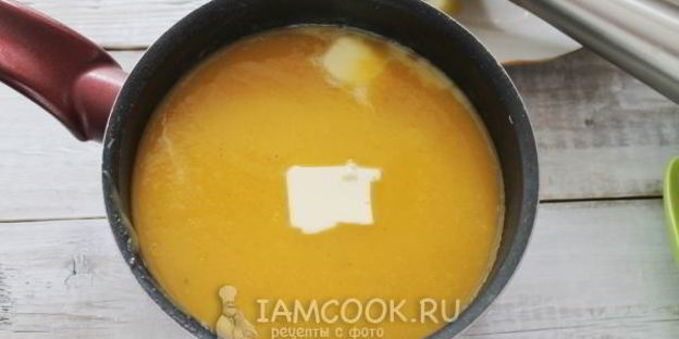 куриный суп-пюре с тыквой