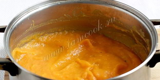 овощной суп пюре из картофеля и моркови с имбирем