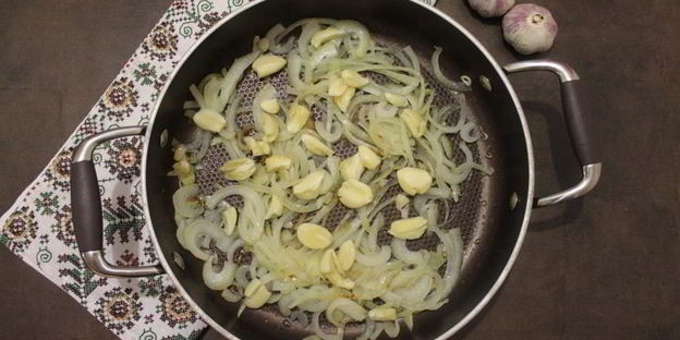 сливочно-чесночный суп-пюре