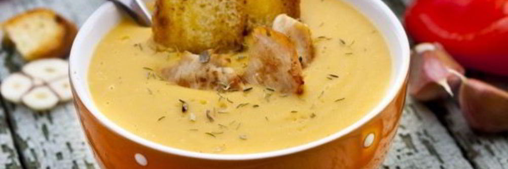 Сливочный суп-пюре с курицей