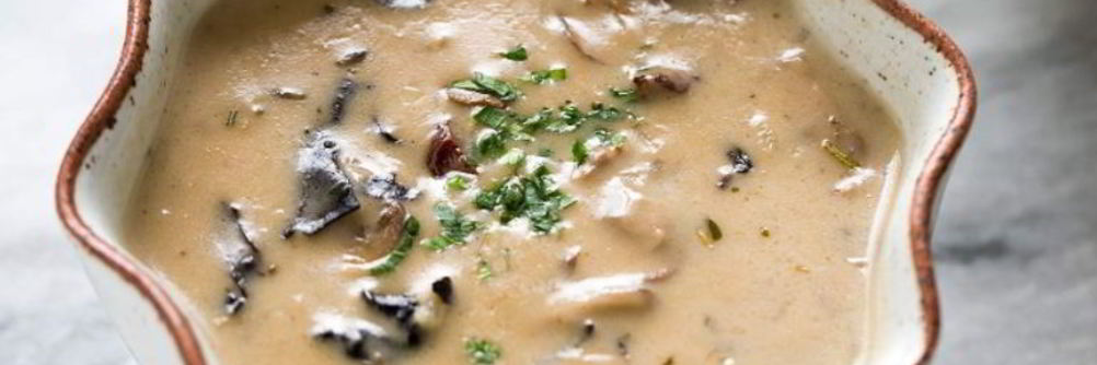 Суп-пюре грибной