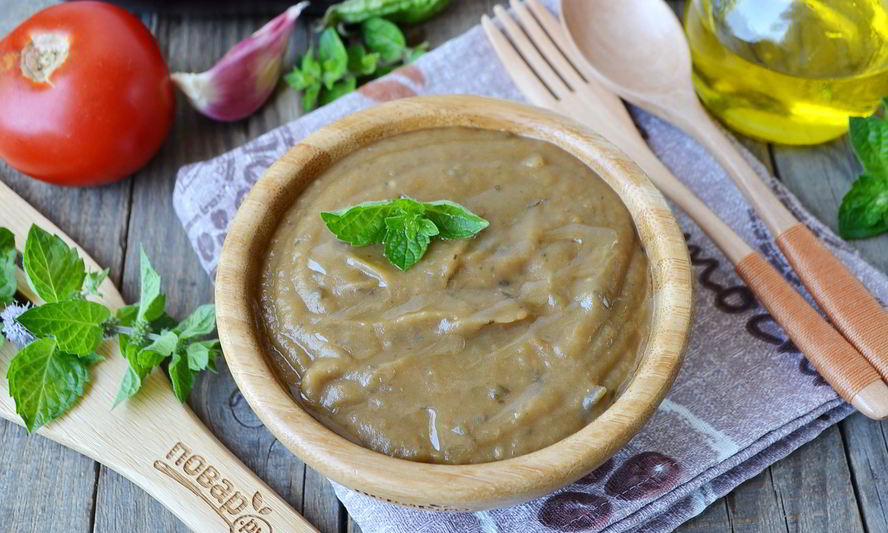 Рецепт супа-пюре из баклажанов и помидоров