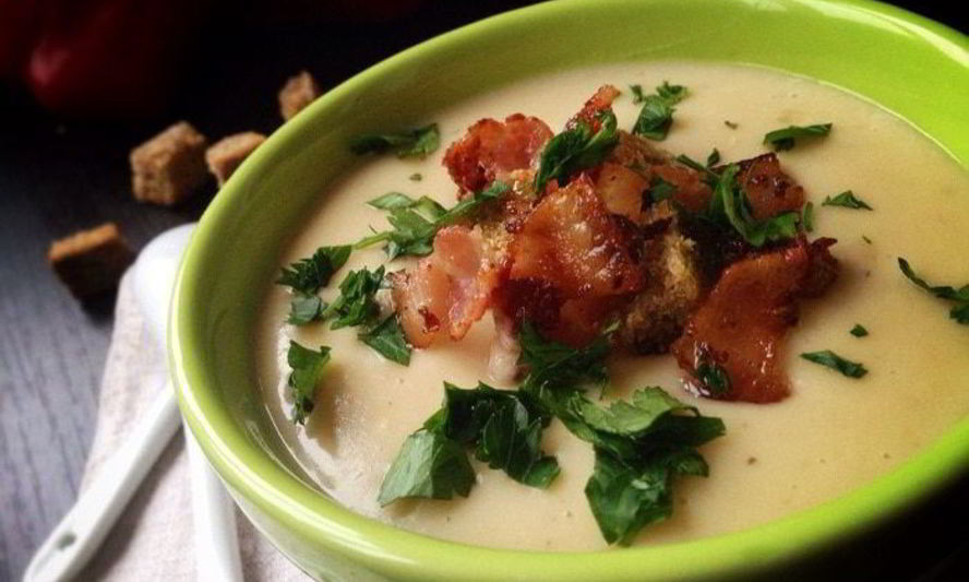 Рецепт супа-пюре из белой фасоли