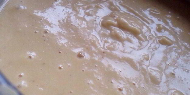 суп-пюре из белой фасоли