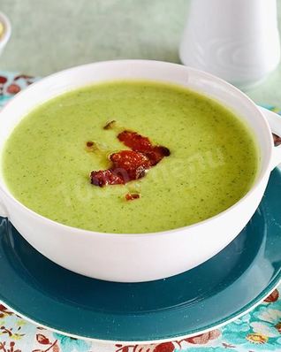 Суп пюре из брокколи с сыром