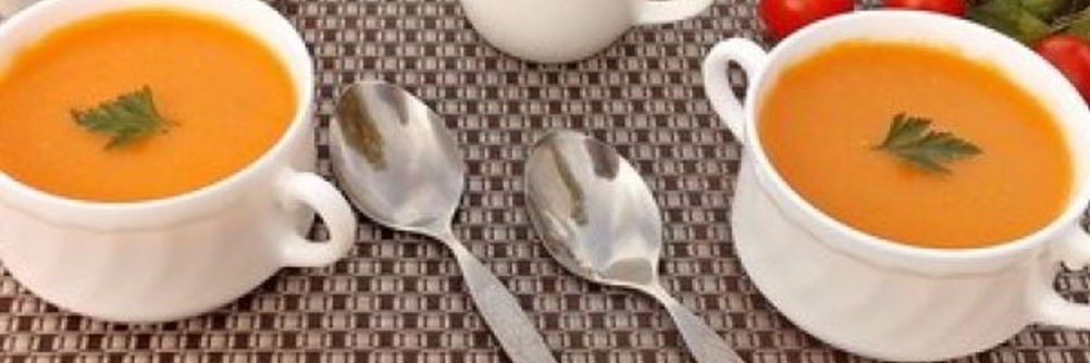 Суп-пюре из кабачков с рисом