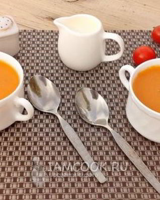 Суп-пюре из кабачков с рисом