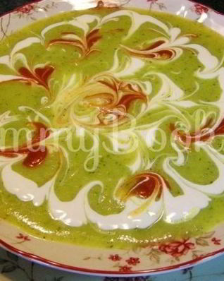 Суп-пюре из кабачков цукини