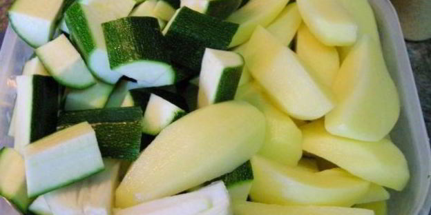 суп-пюре из кабачков цукини