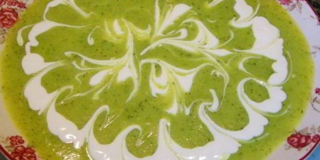 суп-пюре из кабачков цукини