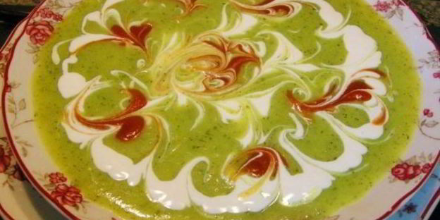 суп-пюре из кабачков цукини