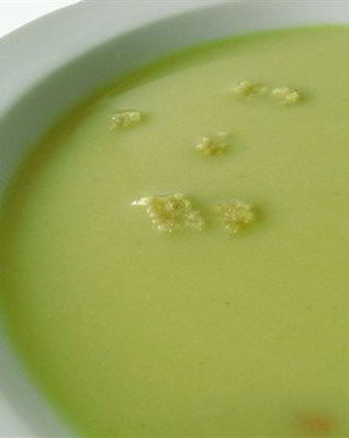 Суп-пюре из крапивы и черемши