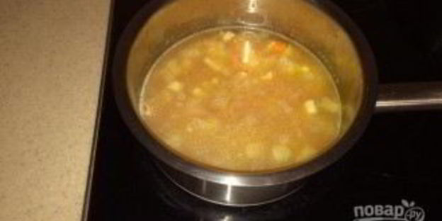 суп-пюре из красной чечевицы
