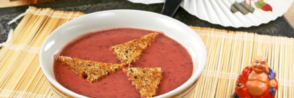 Суп-пюре из красной фасоли