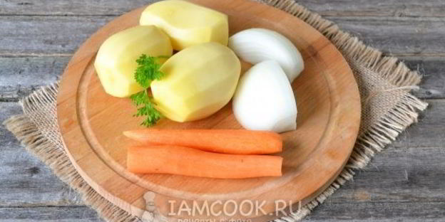 суп-пюре из лесных грибов