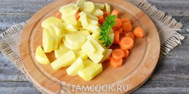 суп-пюре из лесных грибов