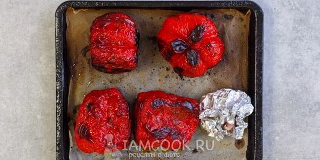 суп-пюре из печеного перца