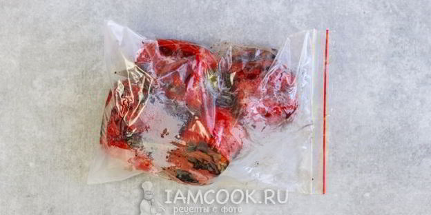 суп-пюре из печеного перца