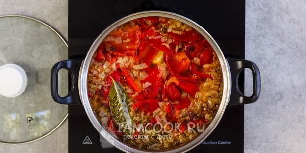 суп-пюре из печеного перца