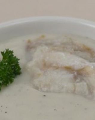 Суп-пюре из пикши с овощами