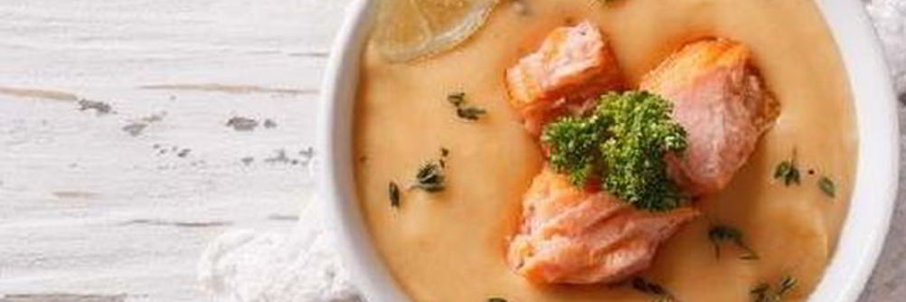 Суп-пюре из семги