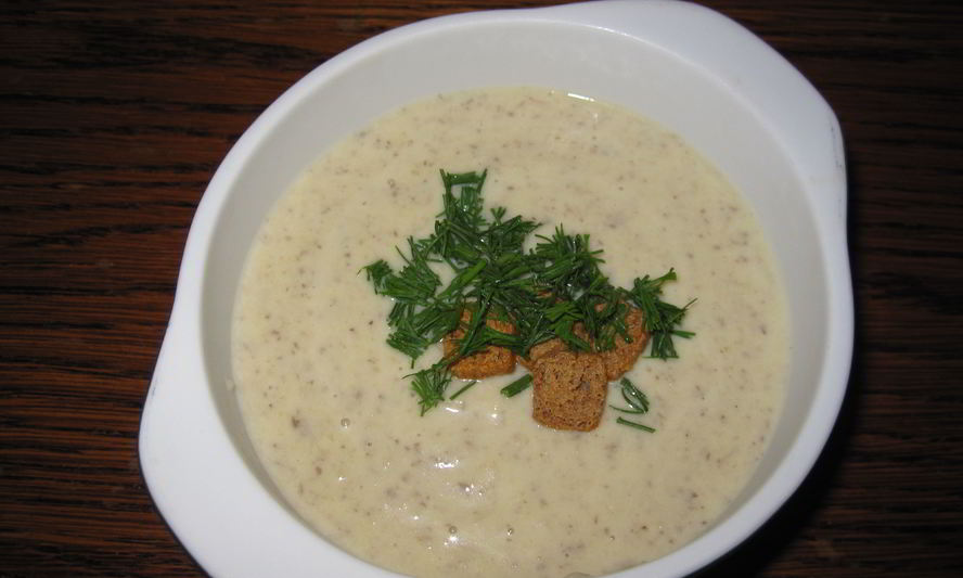 Рецепт супа-пюре из шампиньонов