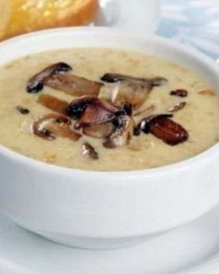 Суп-пюре из сушеных грибов