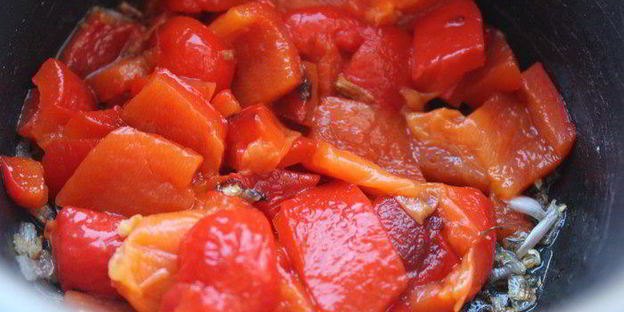 суп-пюре из тыквы и болгарского перца