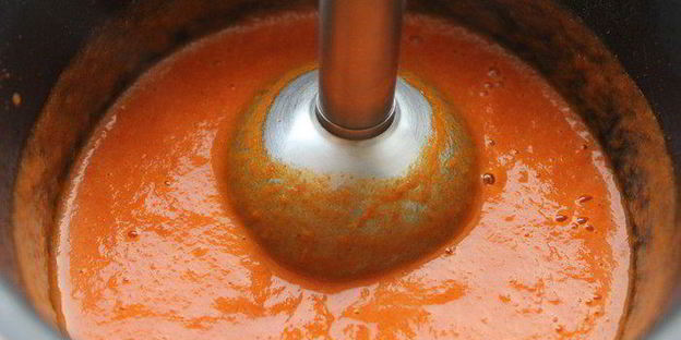 суп-пюре из тыквы и болгарского перца