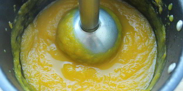 суп-пюре из тыквы и болгарского перца