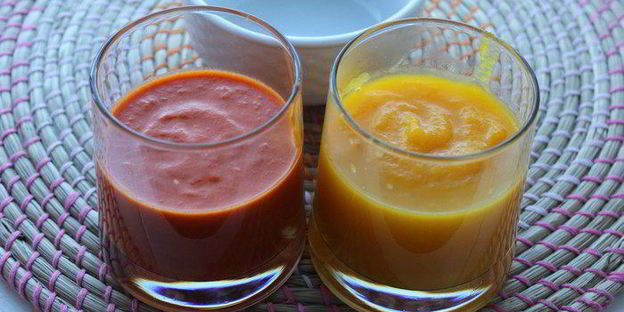 суп-пюре из тыквы и болгарского перца