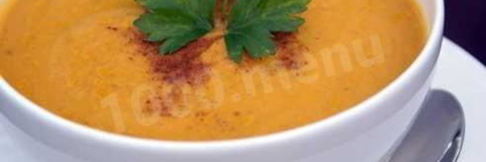 Суп пюре из тыквы с арахисовым маслом