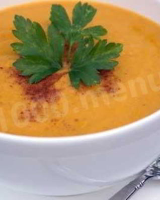 Суп пюре из тыквы с арахисовым маслом
