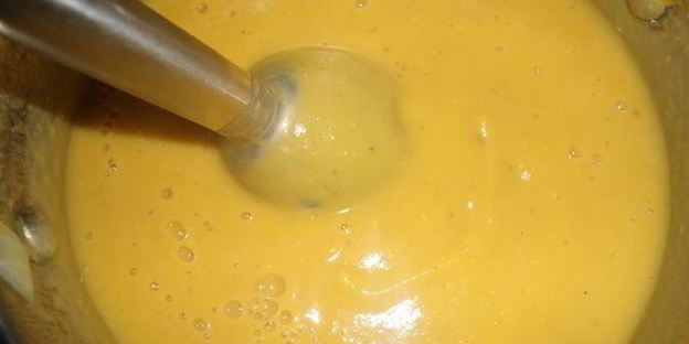 суп-пюре из тыквы с чечевицей