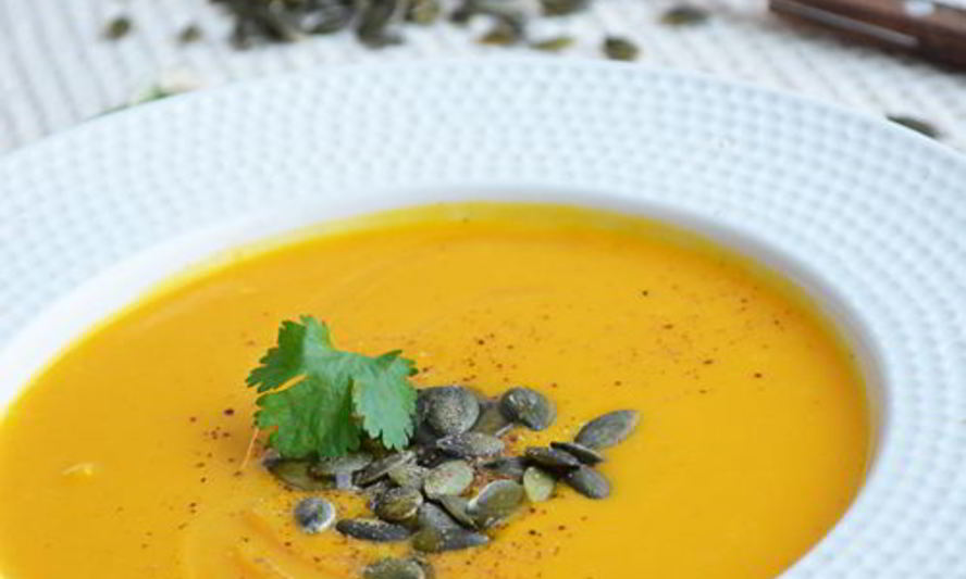 Рецепт супа-пюре из запеченной тыквы