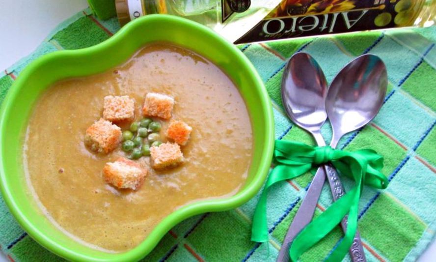 Рецепт супа-пюре из зеленого горошка