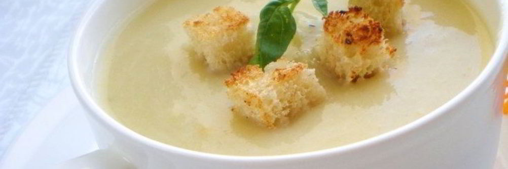 Суп-пюре простой из кабачков