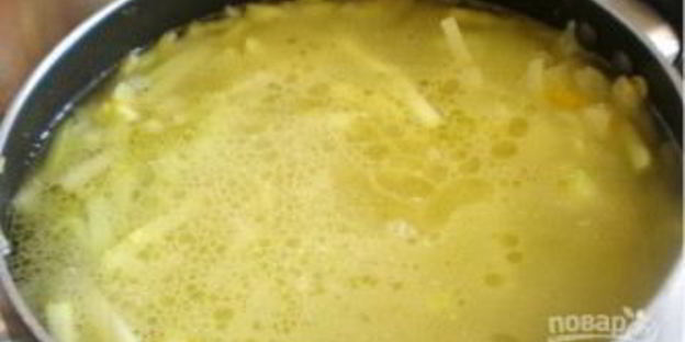 суп-пюре простой из кабачков