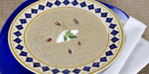 суп-пюре с фасолью