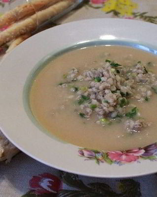 Суп-пюре с перловой крупой