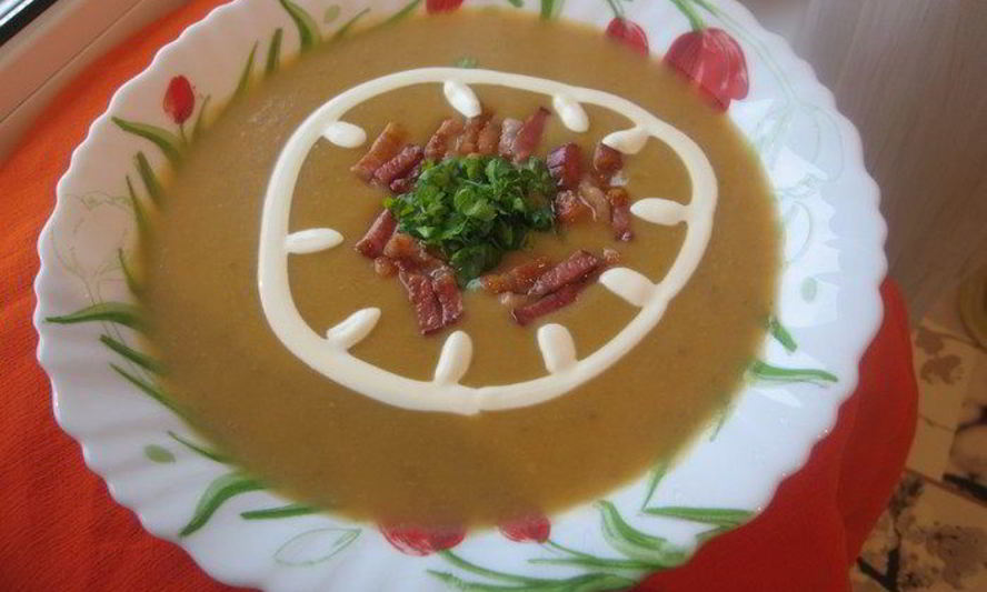 Рецепт супа-пюре с тыквой на бульоне из сухих белых грибов