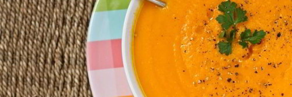 Суп-пюре с яблоками и морковью